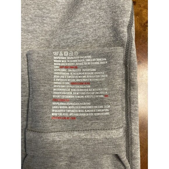 Gymshark Flex Dry Moisture Management Leggings Yoga Gray Pink Women's Size XS - Picture 4 of 8